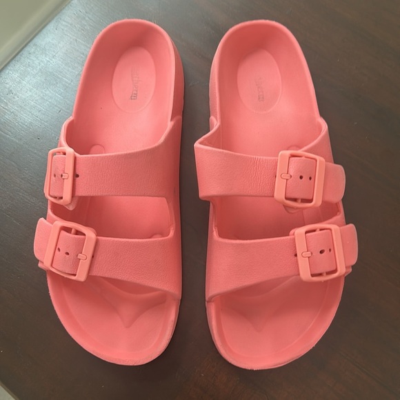 Aquatherm Pink Slip On Buckle Strappy Slides Sandals EU 39 - Picture 7 of 13
